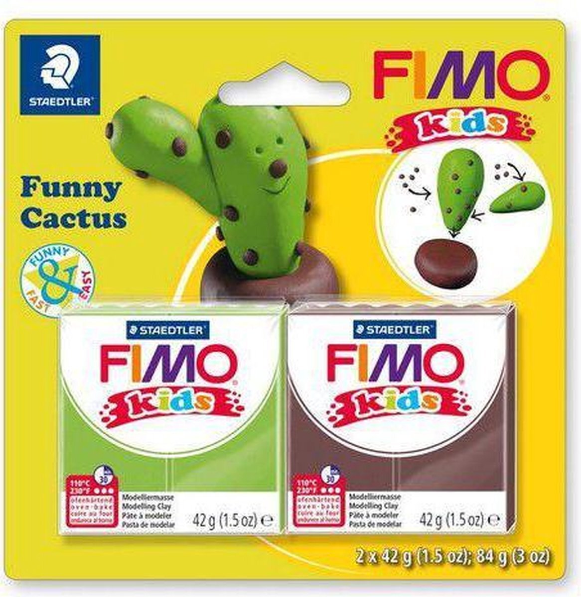 Staedtler Fimo kids set funny cactus 8035 13