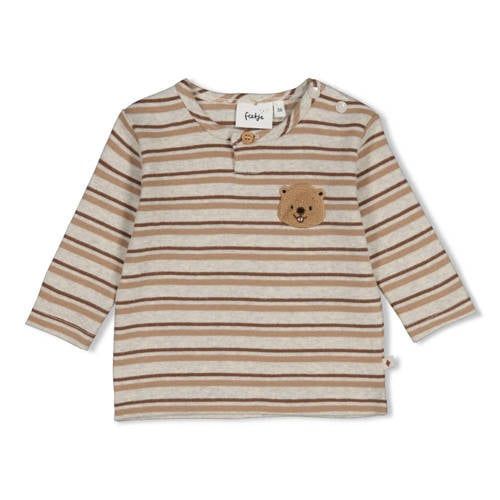 Feetje longsleeve Tiny Timber Tales - grijs melange