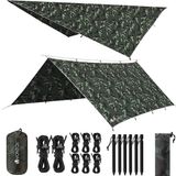 V VONTOX Tarp imperméable 3x3M - camouflage