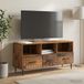 Maison Exclusive - meuble TV en bois recyclé, 102 x 34,5 x 50 cm, fibre de bois