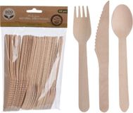 Basic Houten Bestekset 48-delig Bruin