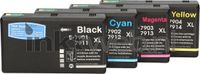 FLWR - 79XL Multipack Zwart & Kleur Inktcartridges - Geschikt voor Epson