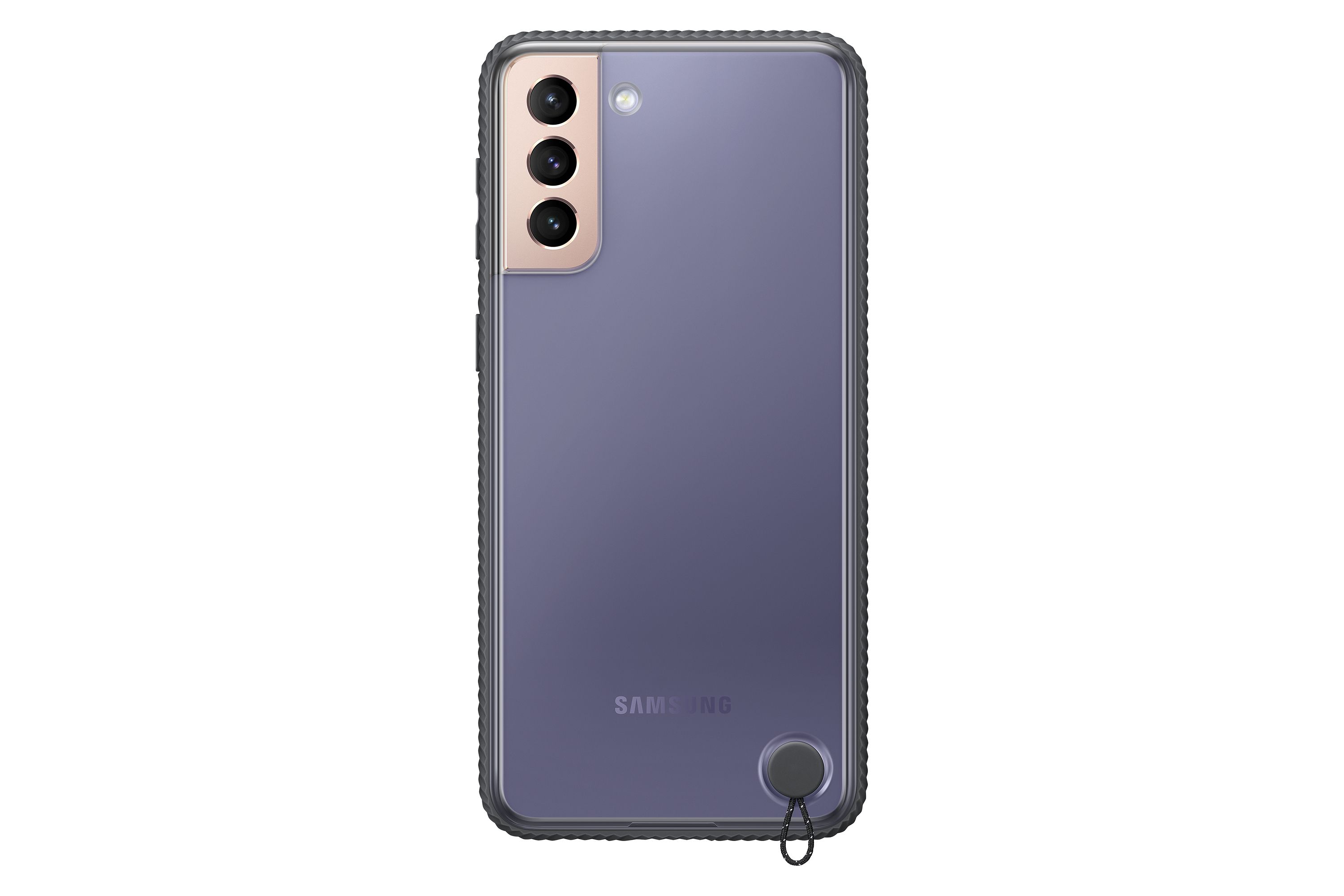 Samsung Galaxy S21+ Cover - Black/Transparent