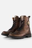 Develab Panterprint Veterboots bruin Leer - Maat 29 - Kinderschoenen