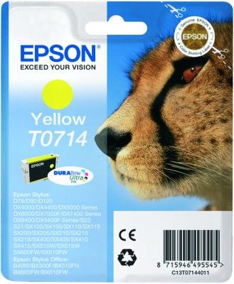 Epson Cheetah T0714 - Yellow - Ink Cartridge - 5 ml