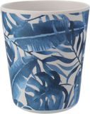 Excellent Houseware drinkbeker - kunststof/melamine - met print - 9 x 11 cm - 440 ml