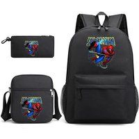 SZSMART Rugzak SZSMART MODEL de gemodelleerd Spider-Man Student rugzak driedelige set