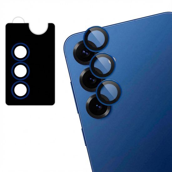 imoshion Camera Lens Protector - Geschikt voor Samsung Galaxy S25 - 2 Pack - Navy
