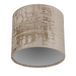 REV Lampenkap - Vervangende lampenkap rond in vintage-look van hoogwaardig katoen, diameter 14 cm, voor hanglamp en tafellamp, E27-fitting, taupe