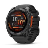Garmin fēnix 8-51mm - AMOLED Multisport Smartwatch - 100+ sport-apps - LED Zaklampj - Donkergrijs/zwart, Gereviseerd