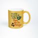 sublimatievoordeel Glitter Koffiemok - First We Drink The Coffee, Then We Do Things!