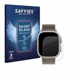 Savvies 3 Stuks Screenprotector voor Apple Watch Ultra / Ultra 2 / Ultra 3 (49 mm) - Transparant