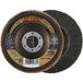 Rhodius 205498 LGZ F disque lamelle grain 60 inox, acier 10 pc.