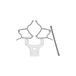 PORTAVALIGIE Givi PLX4114 Portavaligie Laterale Specifico PER VALIGIE V35 MONOKEY SIDE