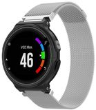 By Qubix Qubix Milanese bandje Small Zilver Geschikt voor Garmin Approach S20