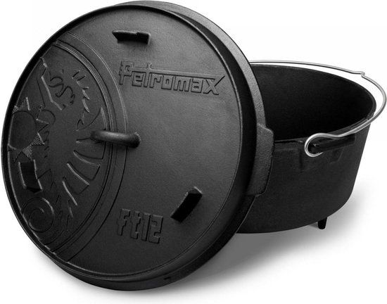 Petromax Dutch Oven FT12 - 11L - Gietijzer - Zwart
