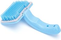 Nobleza Brosse pour chien - Brosse pour chat - Brosse autonettoyante pour animaux - Brosse pour pelage mi-long et long - Retire-poils