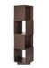 Symbiosis Shell draairek, honingraat, chocokleurig, 40x40x156 cm