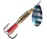 Veltic Veltic Spinner Silver/Green – verzwaarde spinner Maat 3 / 5,0 gram