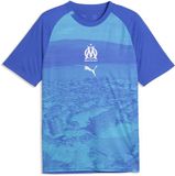 Puma Opwarmshirt OM 2025/26 Heren Blauw Maat M