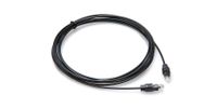 Hosa Technology OPT-130 InfiniBand en Glasvezelkabel 9,1 m Toslink Zwart