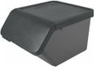 Sunware Sigma Home Sorteer Bak met Deksel - Afvalbak - Antraciet - Stapelbaar - 45L