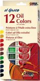 C.Kreul Kreul EL GRECO Olieverf Set - 12 Kleuren x 12 ml