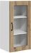 vidaXL Wandkast LUCCA Artisanaal eiken 40 x 31 x 80 cm