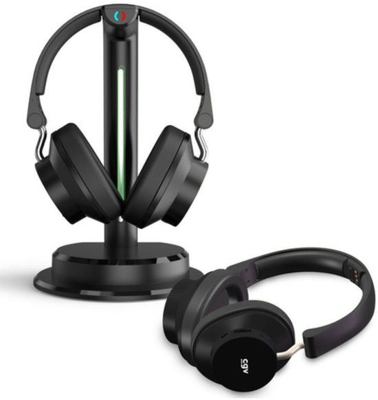 CGV PRELUDE 3 DUO Headset Bedraad en draadloos Hoofdband Zwart