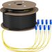 EFB Elektronik O8321S180OS2 InfiniBand en Glasvezelkabel 180 m 8x SC U-DQ(ZN) BH Zwart, Blauw, Geel