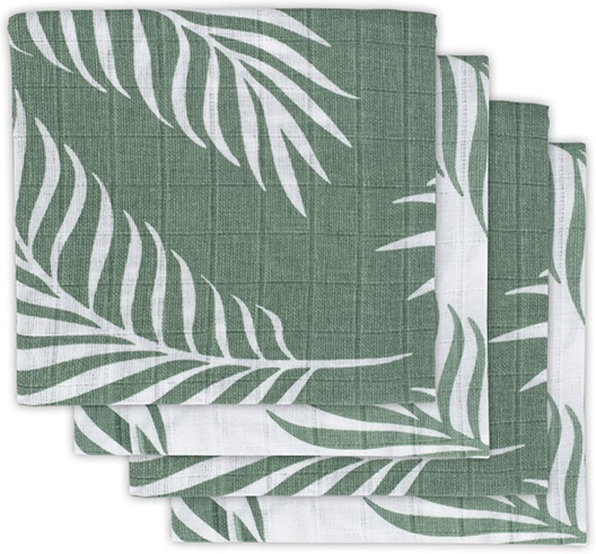 Jollein Hydrofiele doek 4 stuks Nature ash green 70x70cm groen