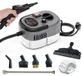 StarTech Stoomreiniger - 2500W krachtige stoomstraal - 220-240V EU - Sterilisatie bij hoge temperatuur - Geschikt voor huis, auto, keuken en airconditioning - Verbeterde versie, grijs