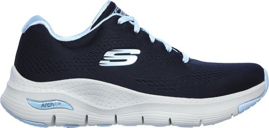 SKECHERS Arch Fit-Big Appeal Dames Sneakers - Navy/Light Blue - Maat 36