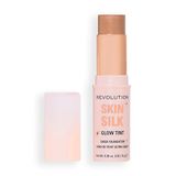Revolution Skin Silk Glow Tint Transparante Foundationstick – Medium Tan Neutral, 8g