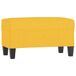VidaXL Banc 70x35x41 cm tissu jaune clair