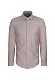 Seidensticker Chemise d'affaires pour homme - Coupe ajustée - Infroissable - Col Kent - Manches longues - 100% coton