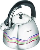KLAUSBERG 7099 - Fluitketel - RVS - 3.0 liter - Magic light - Zilverkleurig