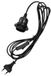 Merkloos E27 Fitting met Schakelaar en Snoer - 3.5m Kabel - Zwart