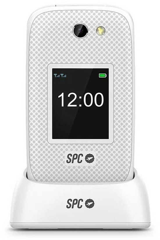 SPC Harmony 2 mobiele telefoon voor ouderen 128 GB Wit
