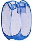 Kipit Wasmand flexibel/opvouwbaar - bleu foncé - kunststof - 33 x 33 x 58 cm - 60 liter