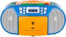 Dual DAB-P 210 Boombox Radiocassetterecorder DAB+, FM CD, Cassette, AUX Bont