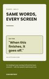 Same Words, Every Screen: 45 Scripts for Screen Time, Turning It Off and the Meltdown After — With the Peer-Reviewed Research Behind Each One (Ages 2–5)