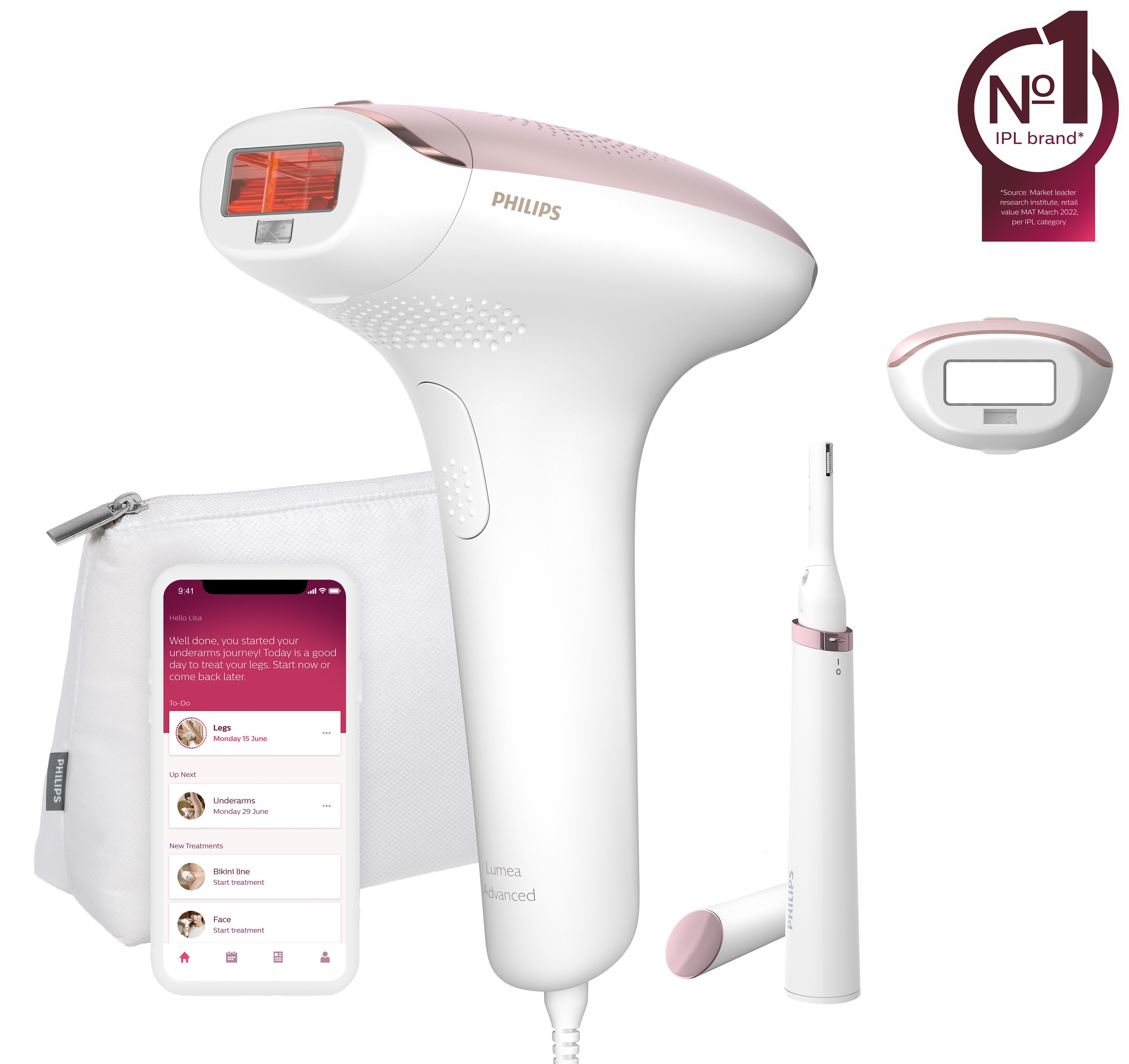 Philips Lumea IPL 7000 Series BRI920/00 IPL-ontharingsapparaat