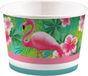 Amscan Ijsbekers Flamingo 270 Ml Karton Groen/roze 8 Stuks