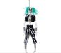 Fiestas Guirca Fiestas Horror decoratie skelet/geraamte pop - horror clown - 40 cm - griezelige Halloween hangdecoratie