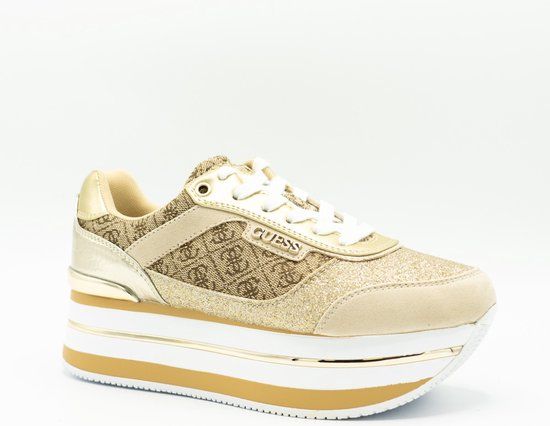 GUESS Hansin Active Lady Sneakers - Gold - Size 40 - Women