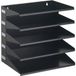 Durable 336001 Sorteerrek (met 5 compartimenten), voor tafel of wand, zwart