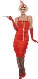 Smiffys Flapper Kostuum - M - Rood