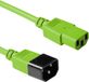 ACT Netsnoer C13 - C14 groen 1,2 m AK5113