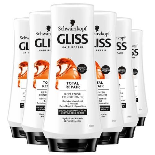 Gliss Kur Total Repair Conditioner - 6 x 200 ml - Value Pack